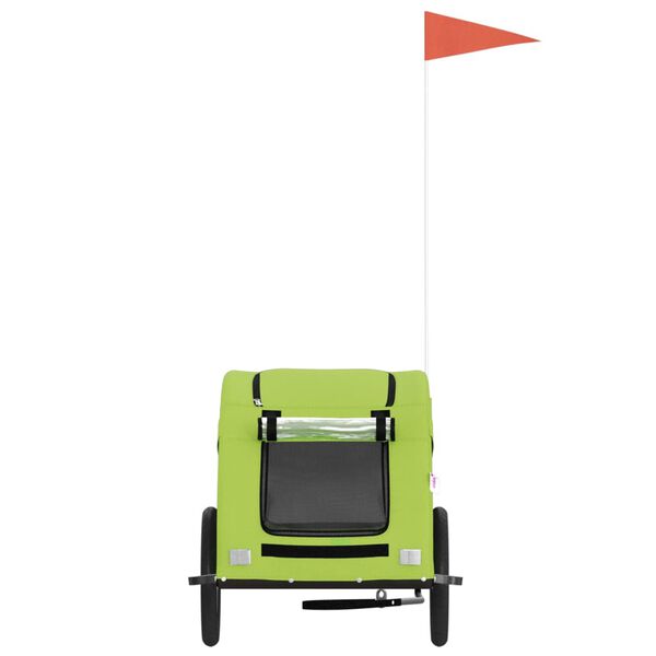 vidaXL Przyczepka rowerowa dla zwierząt, tkanina Oxford i żelazo