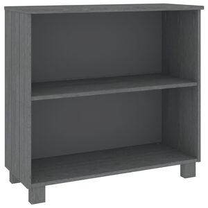 vidaXL Szafka HAMAR, ciemnoszara, 85x35x80 cm, drewno sosnowe
