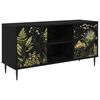 vidaXL Szafka pod telewizor RHENEN 102 x 33 x 51 cm Czarny dąb