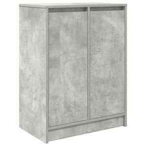 vidaXL Szafka na buty Beton Szary 57x34x76 cm Drewno klejone