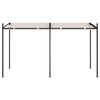 vidaXL Altana z rozsuwanym dachem, 400x300x233 cm, kremowa