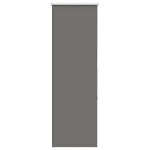 vidaXL Roleta zaciemniająca szara 40x130 cm Szerokość tkaniny 35,7 cm