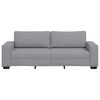vidaXL Sofa 3-osobowa, jasnoszara, 220x77x82 cm, tapicerowana tkaniną
