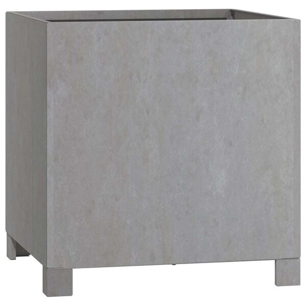 vidaXL Donica na n&oacute;żkach, rdzawa, 40x40x40 cm, stal kortenowska