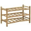 vidaXL Regał na wino Naturalny 57 x 29,5 x 36 cm Bambus