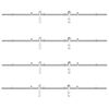vidaXL System do mocowania drzwi przesuwnych, 366 cm, stal, srebrny