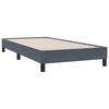 vidaXL Łóżko typu Box Spring bez materaca Ciemnoszary 100x210 cm
