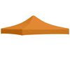 vidaXL Dach namiotu imprezowego, 3 x 3 m, pomarańczowy, 270 g/m&sup2;