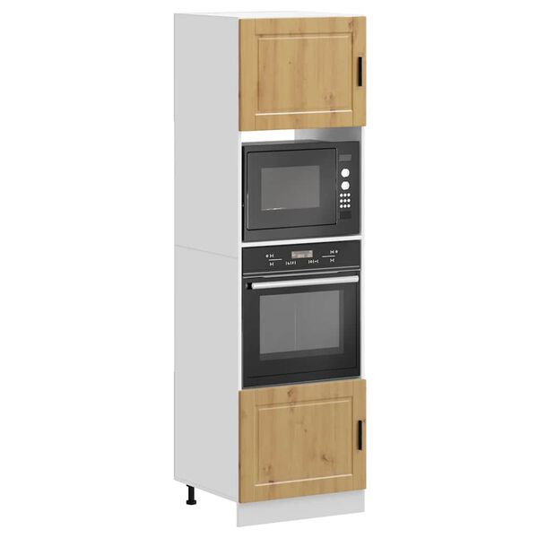 vidaXL Szafki do piekarnika, 2 szt., Porto, dąb artisan