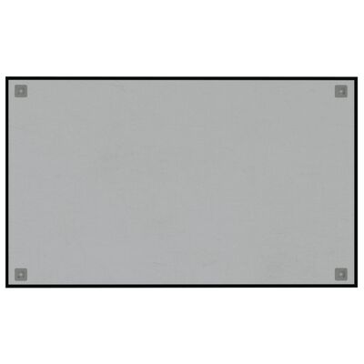 vidaXL Ścienna tablica magnetyczna, czarna, 100x60 cm, szkło hartowane
