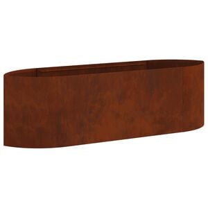 vidaXL Podniesione Ł&oacute;żko Ogrodowe Stal kortenowska 140 x 40 x 40 cm