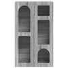 vidaXL Bufet Szary Sonoma 59 x 35 x 100,5 cm Materiał drewnopochodny