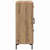 vidaXL Bufet dąb artisan 69.5 x 34 x 90 cm Materiał drewnopochodny