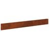 vidaXL Krawężnik do trawnika 30 pcs 100 x 12 cm Stal Rdzawy