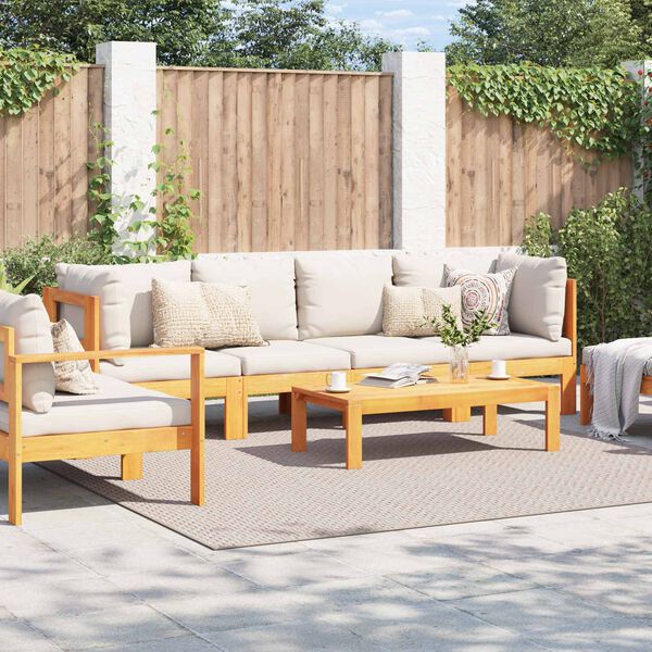 vidaXL Dywany pokojowe Kwadrat Kremowy 240 x 240 cm