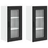vidaXL Front do zmywarki Kalmar 2 pcs Czarny 40 x 31 x 80 cm