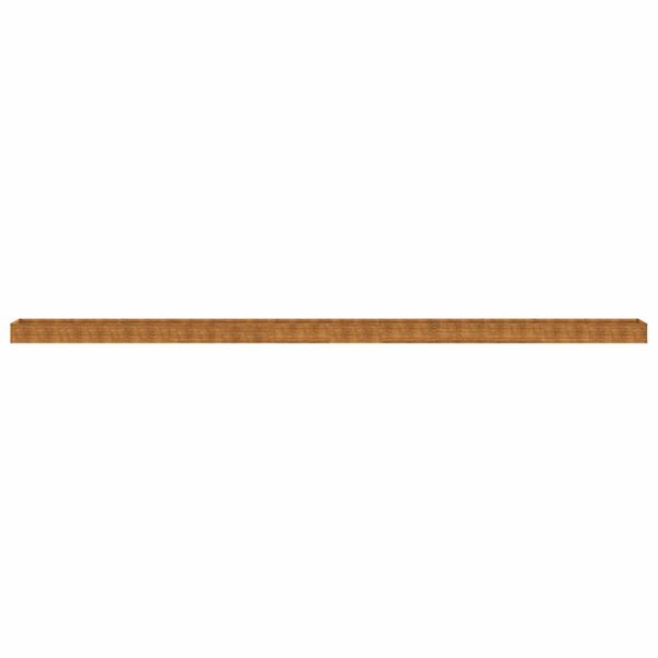 vidaXL Podwyższona donica, 1152x50x36 cm, stal kortenowska