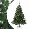 vidaXL Sztuczna choinka z bombką 210 cm 300 LED Ciepła biel