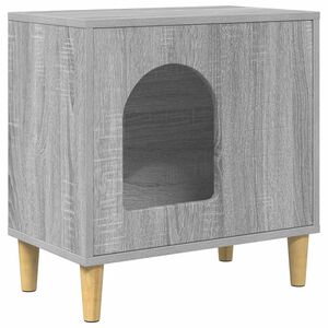 vidaXL Koty Dom Szary Sonoma 51 x 30 x 52 cm Drewno inżynieryjne
