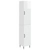 vidaXL Zestaw szafek 2 pcs Biały wysoki połysk 33 x 34,5 x 89,5 cm