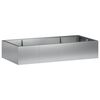 vidaXL Mur oporowy 6 szt. 200 x 100 x 50 cm Stal ocynkowana srebrny