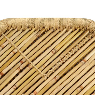 vidaXL Stolik kawowy, bambusowy, ośmiokątny, 60 x 60 x 45 cm