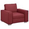 vidaXL Sofa Czerwone wino 99 x 80 x 84 cm tkanina