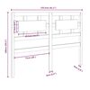 vidaXL Wezgłowie ł&oacute;żka, 155,5x4x100 cm, lite drewno sosnowe
