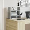 vidaXL Organizer na biurko, szarość betonu, 38,5x17x39 cm