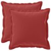 vidaXL Poszewka na poduszkę 2 szt. HOUTEN Czerwone wino 40 x 40 cm