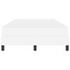 vidaXL Ramka ł&oacute;żka z materacem Czysta Biała 120 x 200 cm tkanina
