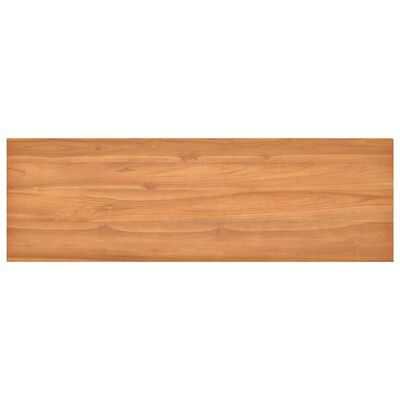 vidaXL Biurko, 120x45x75 cm, lite drewno tekowe