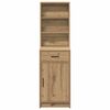 vidaXL Highboard z szufladą Dąb rzemieślniczy 40 x 40,5 x 135 cm