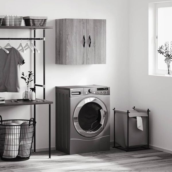 vidaXL Szafka wisząca, szary dąb sonoma, 60x31x60 cm