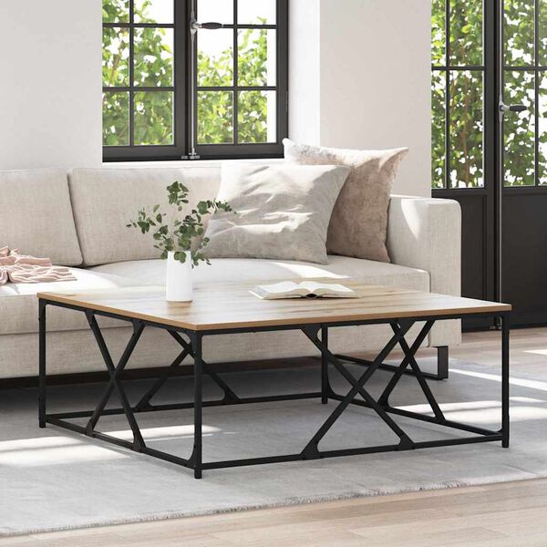 vidaXL Stolik kawowy Dąb rzemieślniczy 100 x 100 x 40 cm