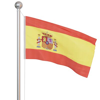 vidaXL Flaga Hiszpanii, 90x150 cm