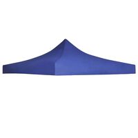 vidaXL Dach namiotu imprezowego, 3 x 3 m, niebieski