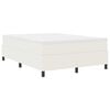 vidaXL Rama ł&oacute;żka platformy Kremowy 160 x 200 cm tkanina