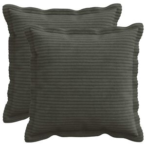 vidaXL Poszewka na poduszkę 2 szt. HOUTEN antracytowy 30 x 30 cm