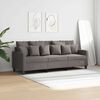 vidaXL Sofa 3-osobowa, kolor taupe, 180 cm, tapicerowana tkaniną