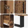 vidaXL Highboard Stare drewno 69,5 x 34 x 180 cm