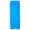 vidaXL Materac samopompujący z poduszką, 1-osobowy, niebieski