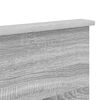 vidaXL Zagł&oacute;wek Szary Sonoma 120 cm Materiał drewnopochodny