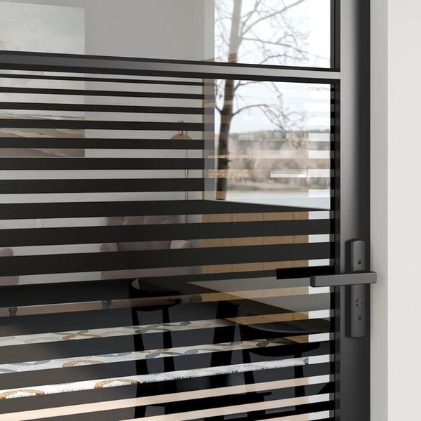 vidaXL Drzwi wewnętrzne Czarny 83 x 201.5 cm