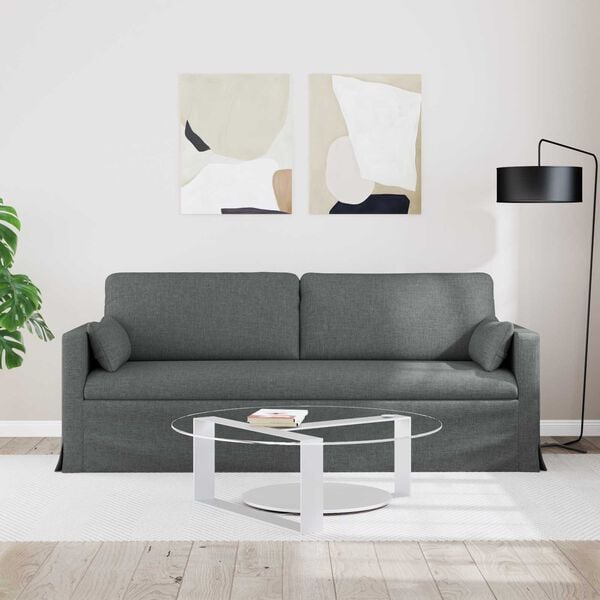 vidaXL Sofa Ciemnoszary