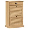 vidaXL Szafka na buty VIGO, 60x35x96 cm, lite drewno sosnowe