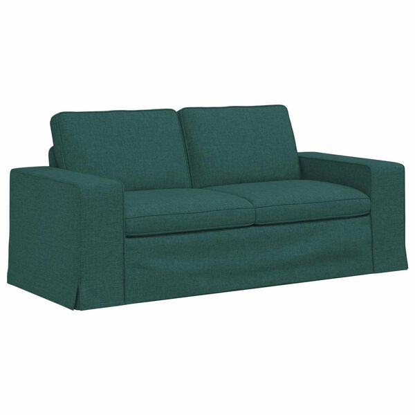 vidaXL Sofa Ciemna zieleń 182 x 80 x 82 cm tkanina