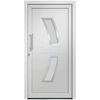 vidaXL Drzwi frontowe, białe, 98 x 208 cm