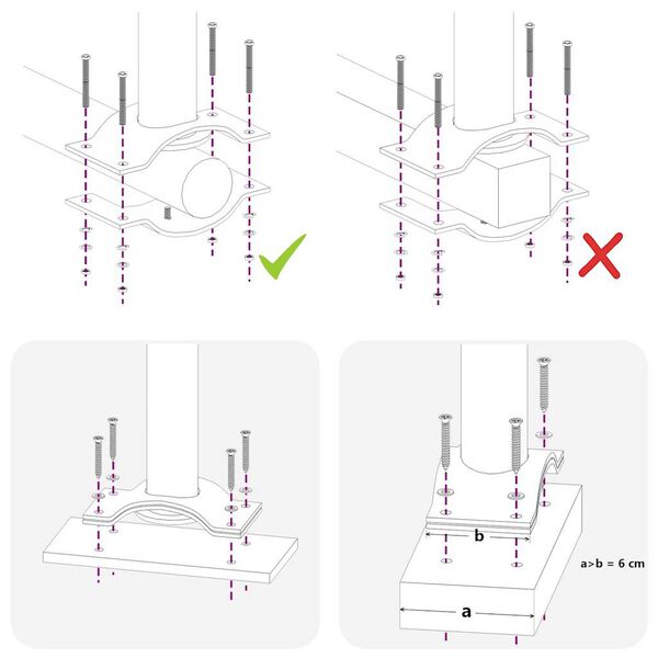 vidaXL Wysuwana markiza boczna na taras, 60 x 300 cm, szara