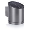 Smartwares Solarna lampa ścienna z czujnikiem, 0,5 W, srebrna